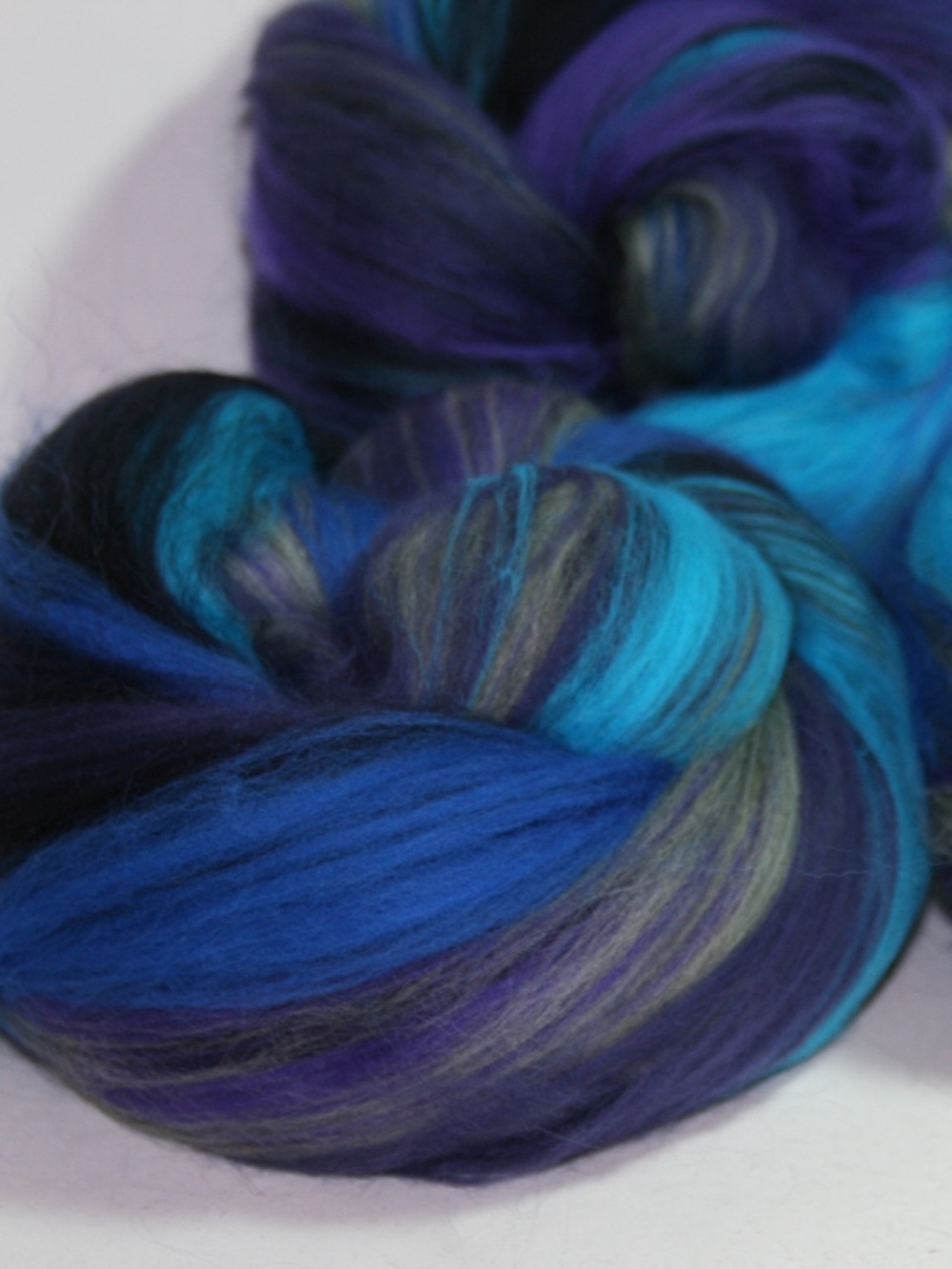Free Style Superwash Merino Wool Alpaca Blend Batt for Spinning Weaving Felting
